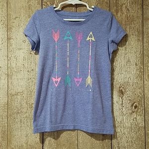 Short-sleeved little girls play shirt